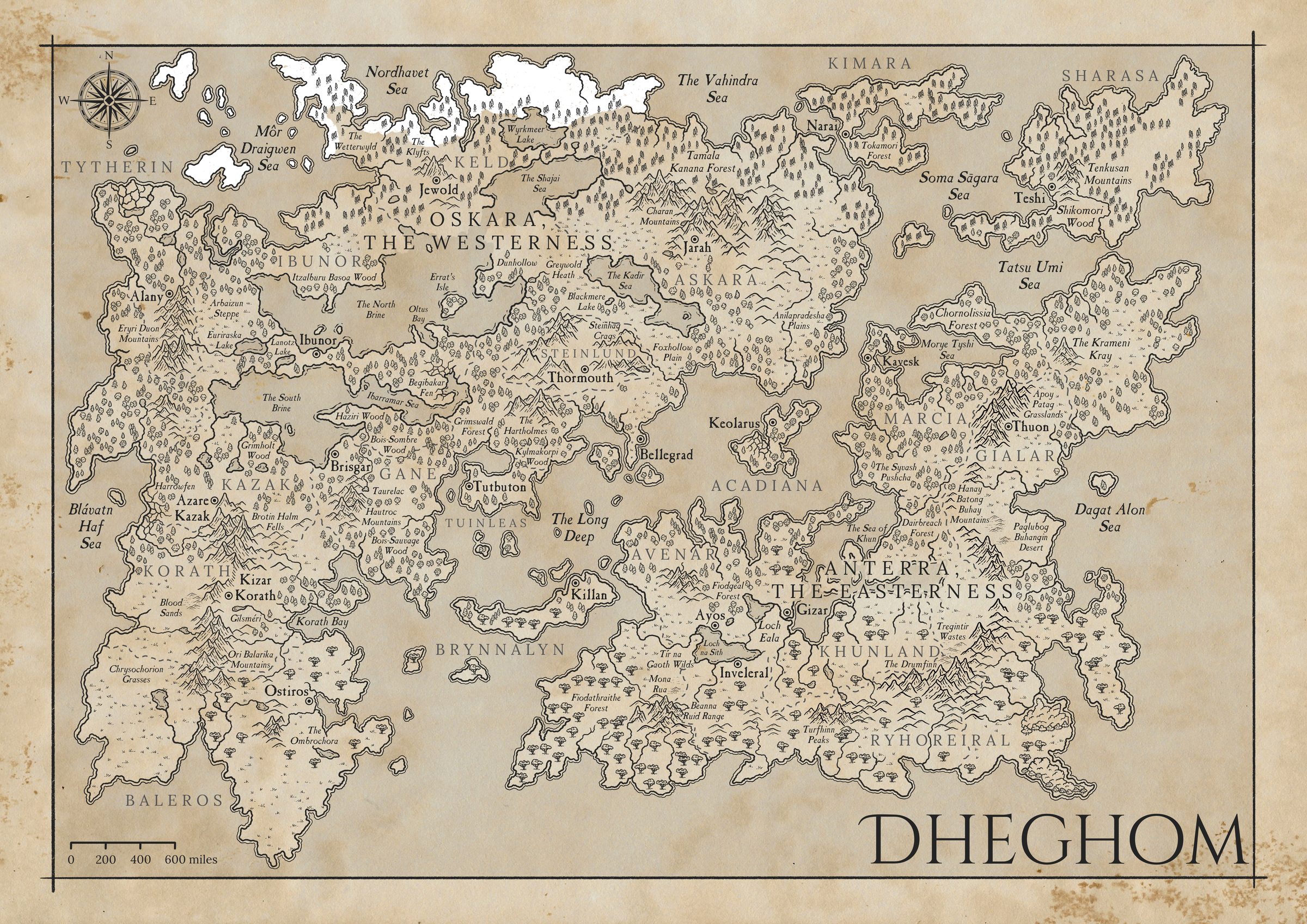 Map of Dheghom